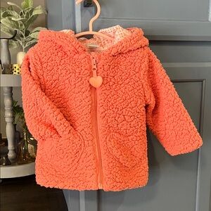 Cozy Coral Sherpa Hoodie